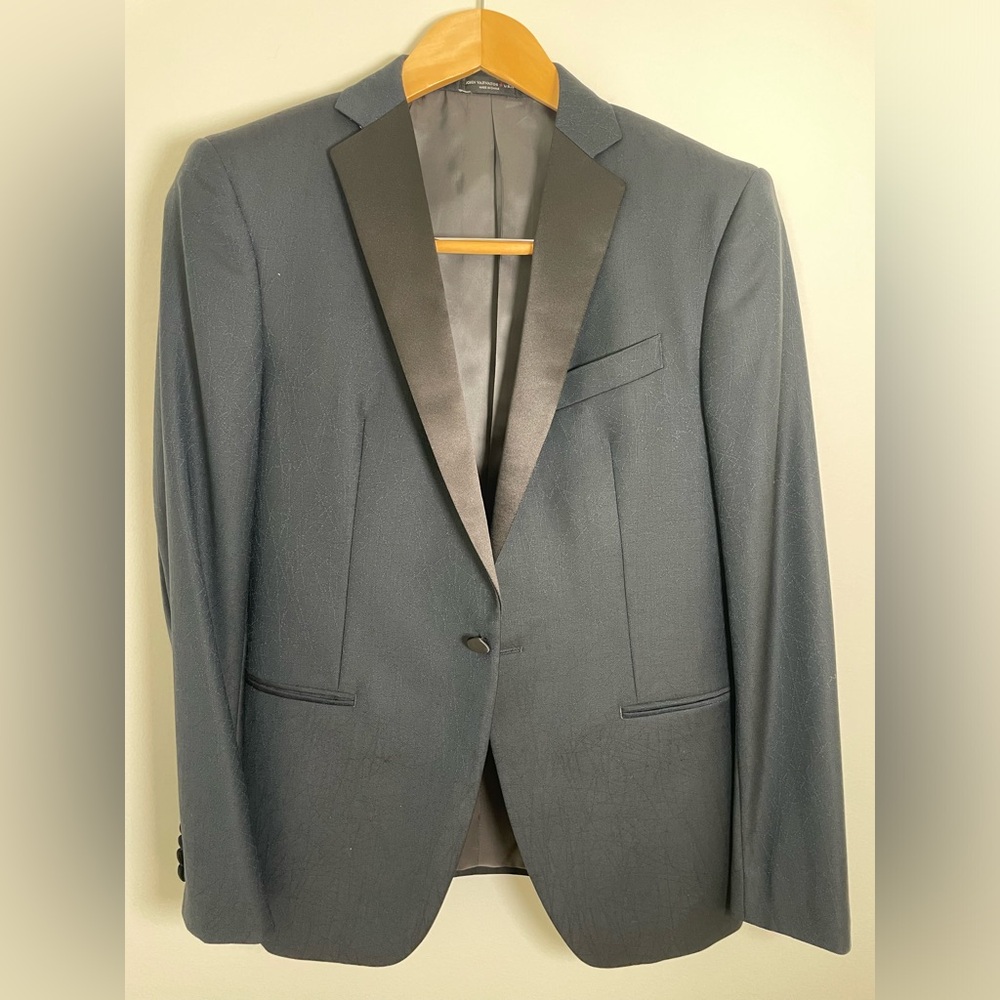 John Varvatos blazer / sports coat / dinner jacket 38S green/black